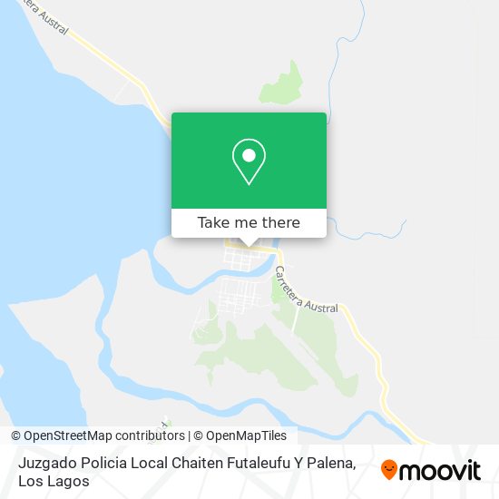 Mapa de Juzgado Policia Local Chaiten Futaleufu Y Palena