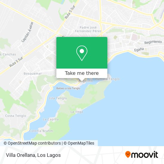 Mapa de Villa Orellana