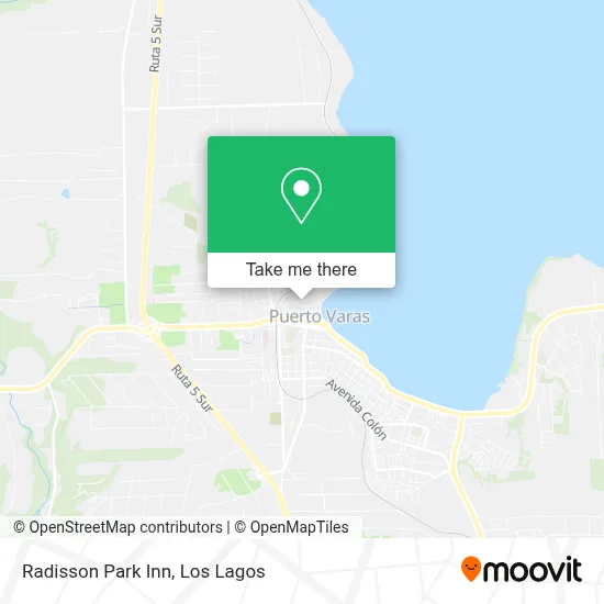 Radisson Park Inn map