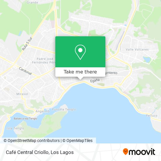 Café Central Criollo map