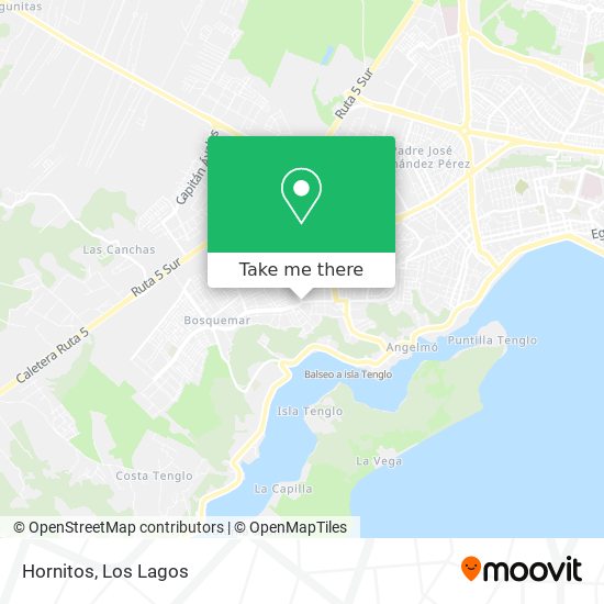 Mapa de Hornitos