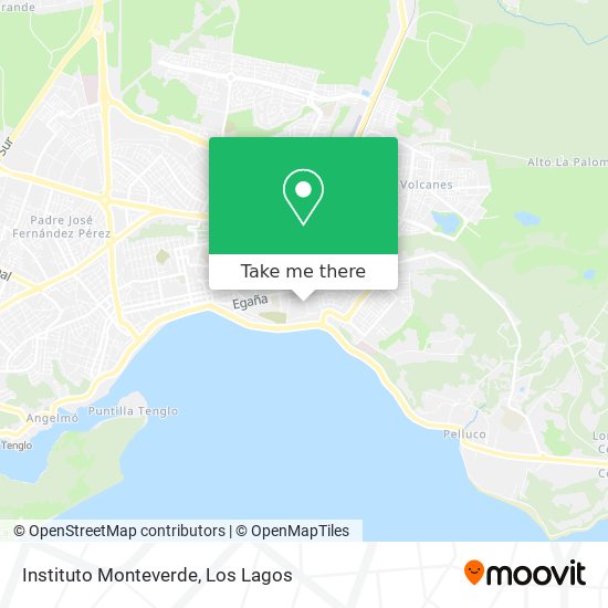 Instituto Monteverde map