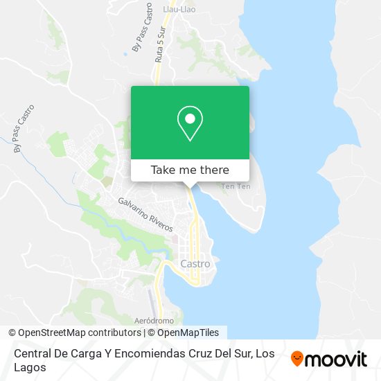 Central De Carga Y Encomiendas Cruz Del Sur map