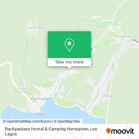Mapa de Backpackers Hostal & Camping Hornopiren