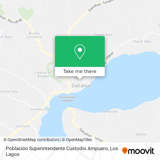 Mapa de Población Superintendente Custodio Ampuero