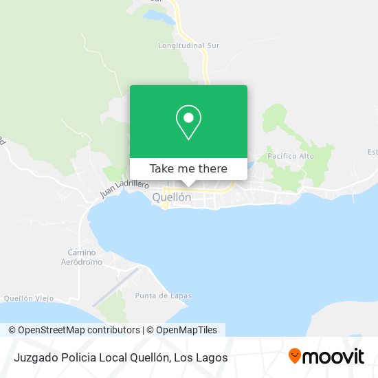 Mapa de Juzgado Policia Local Quellón