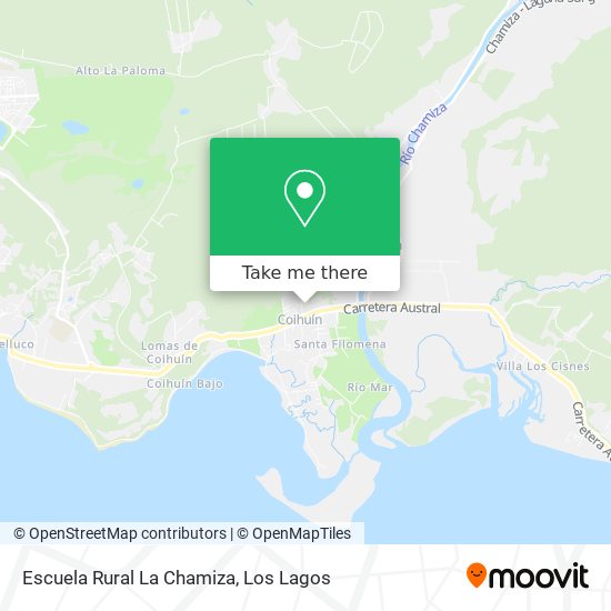 Mapa de Escuela Rural La Chamiza