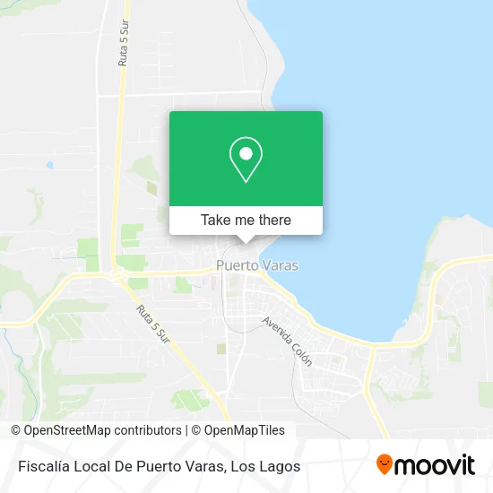 Fiscalía Local De Puerto Varas map