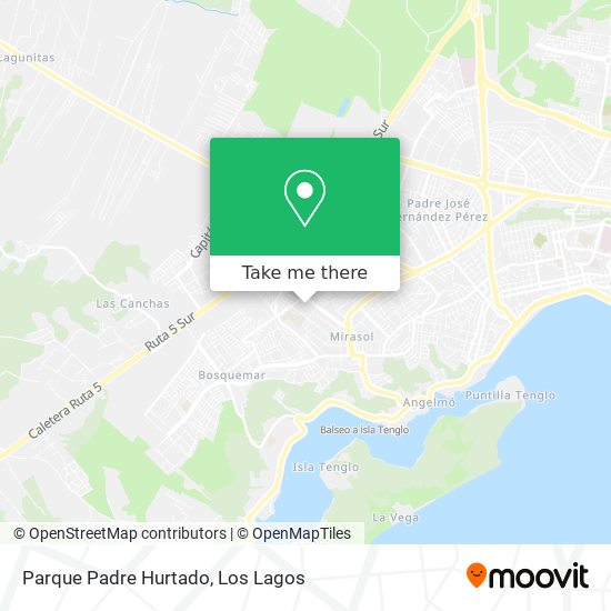 Mapa de Parque Padre Hurtado