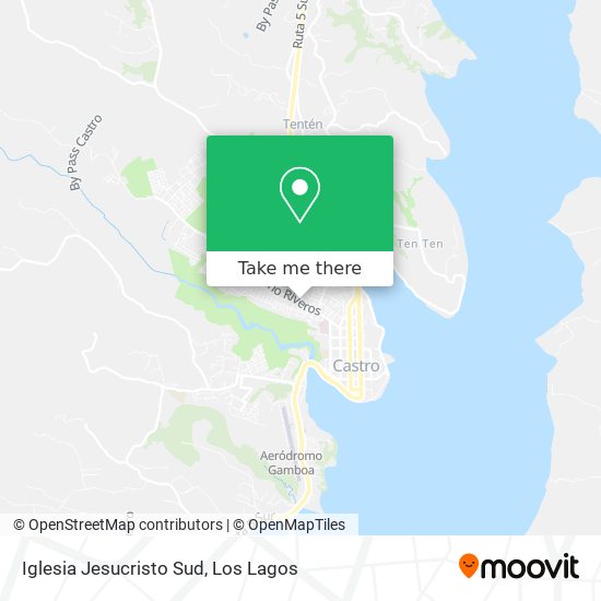 Mapa de Iglesia Jesucristo Sud