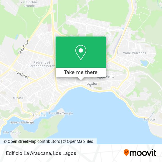 Mapa de Edificio La Araucana