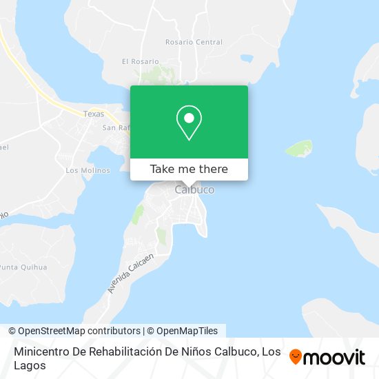Mapa de Minicentro De Rehabilitación De Niños Calbuco