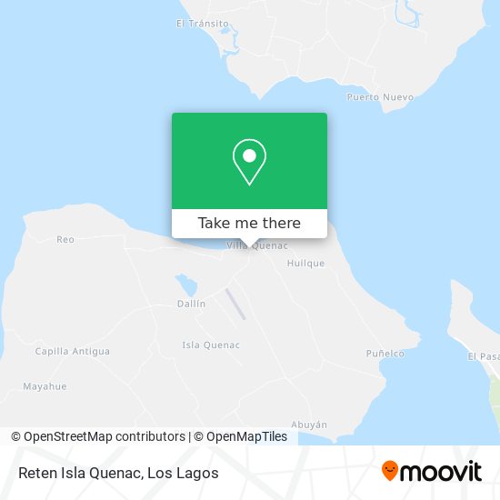 Mapa de Reten Isla Quenac