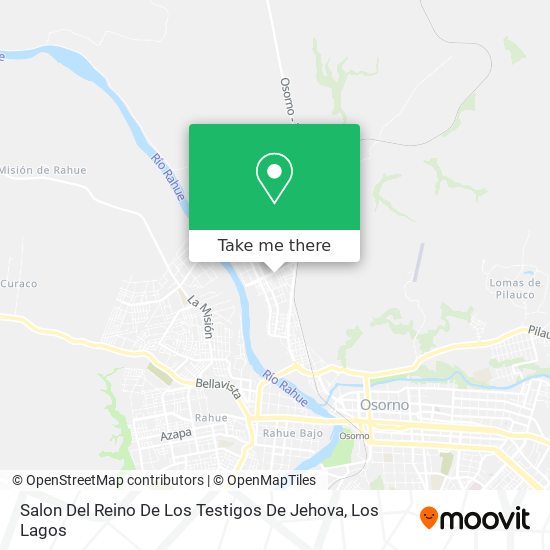 Salon Del Reino De Los Testigos De Jehova map
