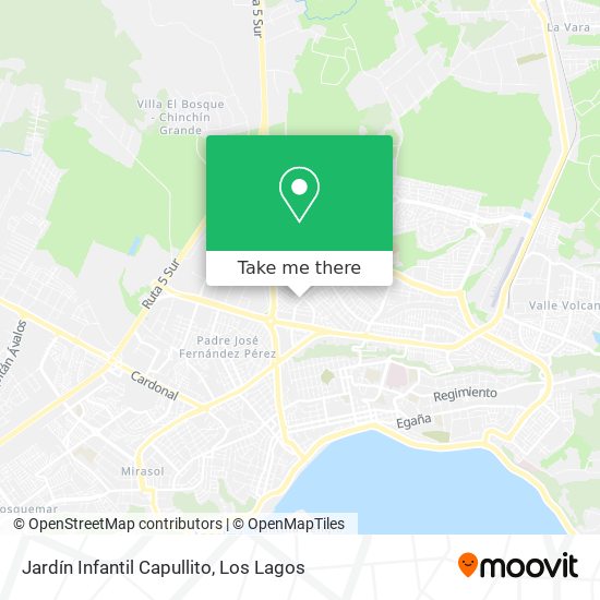 Mapa de Jardín Infantil Capullito
