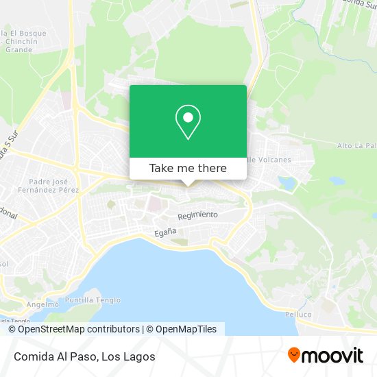 Mapa de Comida Al Paso