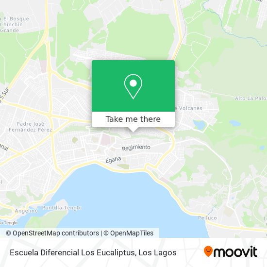 Escuela Diferencial Los Eucaliptus map