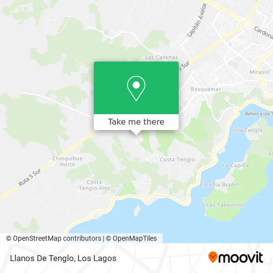 Llanos De Tenglo map