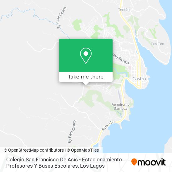 Colegio San Francisco De Asís - Estacionamiento Profesores Y Buses Escolares map