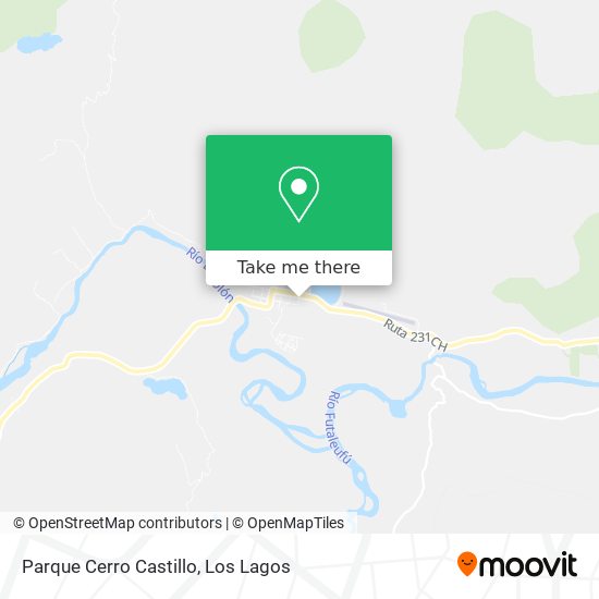 Mapa de Parque Cerro Castillo