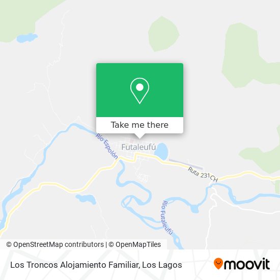 Los Troncos Alojamiento Familiar map