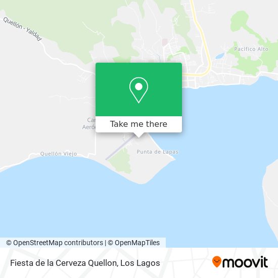 Fiesta de la Cerveza Quellon map