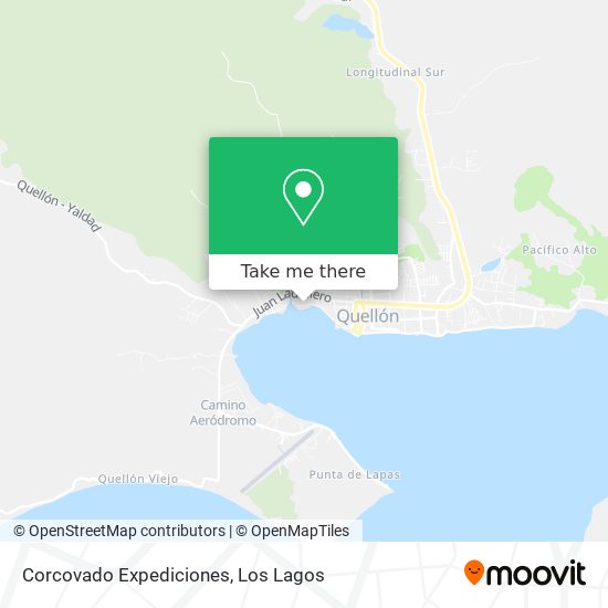 Corcovado Expediciones map