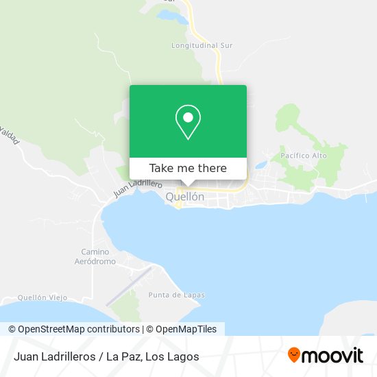Mapa de Juan Ladrilleros / La Paz