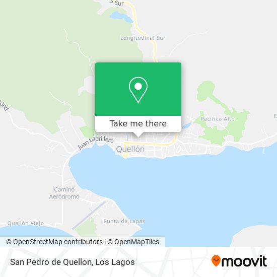 San Pedro de Quellon map