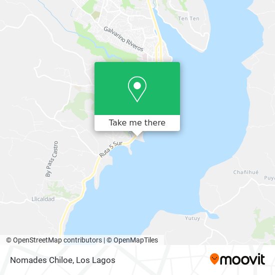 Nomades Chiloe map