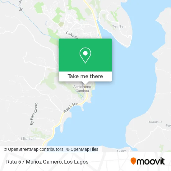 Ruta 5 / Muñoz Gamero map