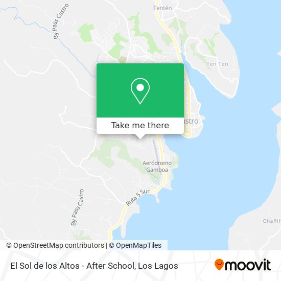 El Sol de los Altos - After School map