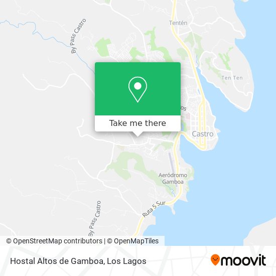 Hostal Altos de Gamboa map