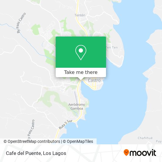 Mapa de Cafe del Puente