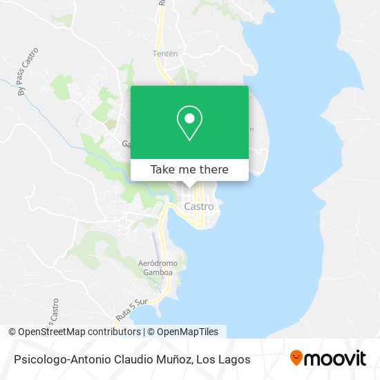 Psicologo-Antonio Claudio Muñoz map