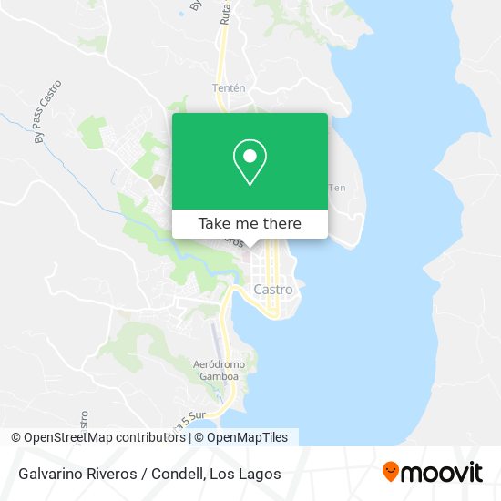 Galvarino Riveros / Condell map