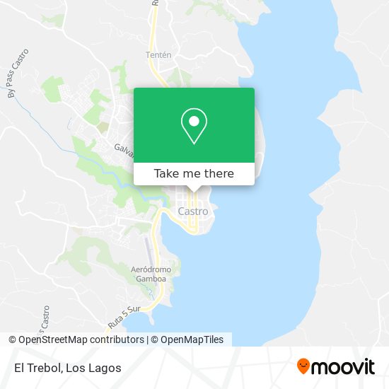 Mapa de El Trebol
