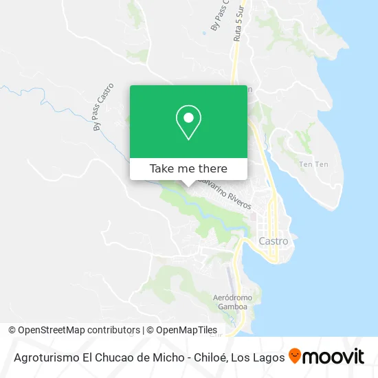 Agroturismo El Chucao de Micho - Chiloé map