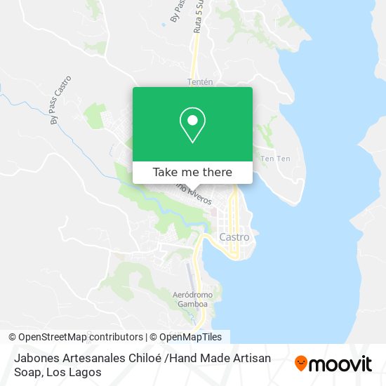 Jabones Artesanales Chiloé /Hand Made Artisan Soap map