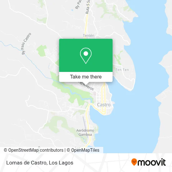 Lomas de Castro map