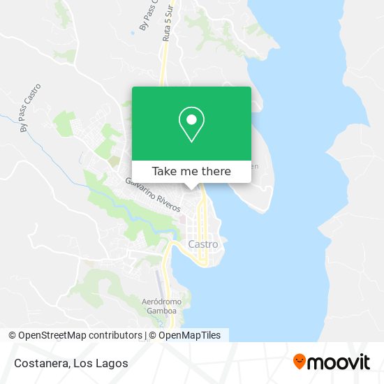 Mapa de Costanera