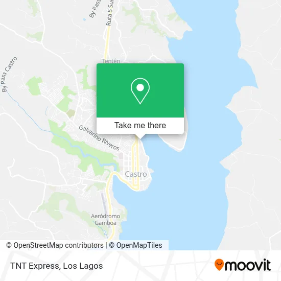 TNT Express map