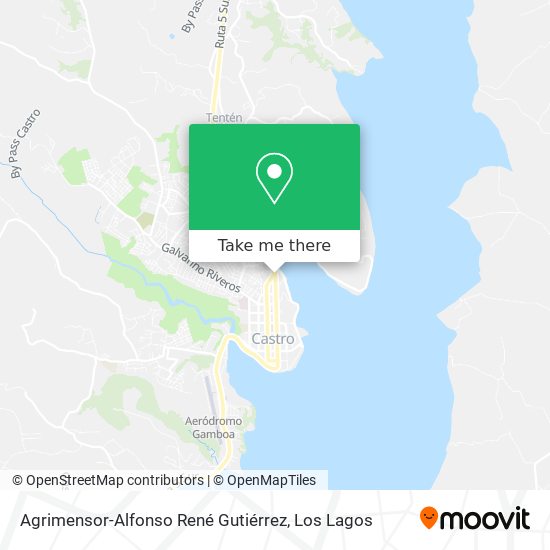 Agrimensor-Alfonso René Gutiérrez map