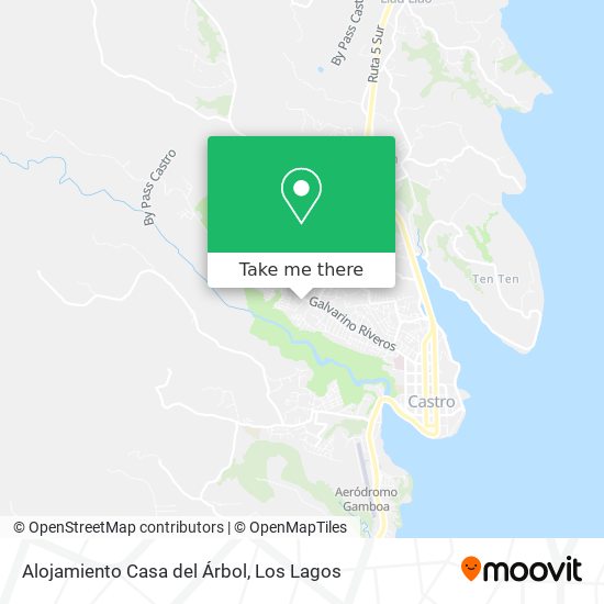 Alojamiento Casa del Árbol map