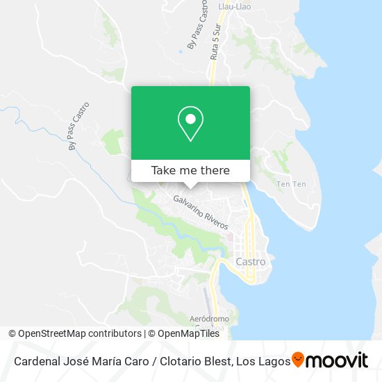 Mapa de Cardenal José María Caro / Clotario Blest