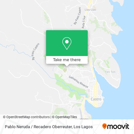 Pablo Neruda / Recadero Oberreuter map