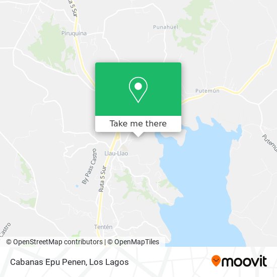 Mapa de Cabanas Epu Penen