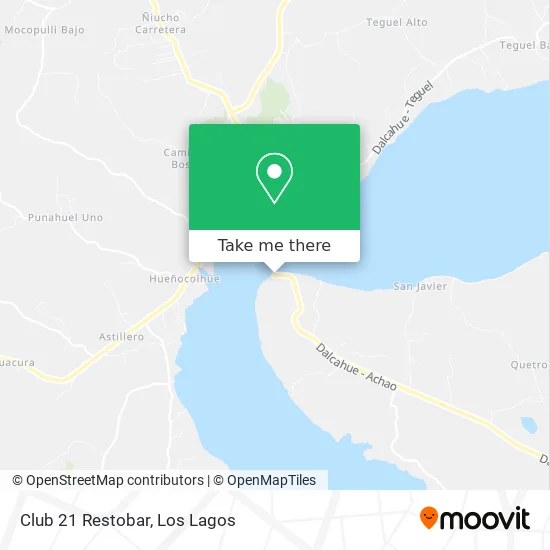 Club 21 Restobar map