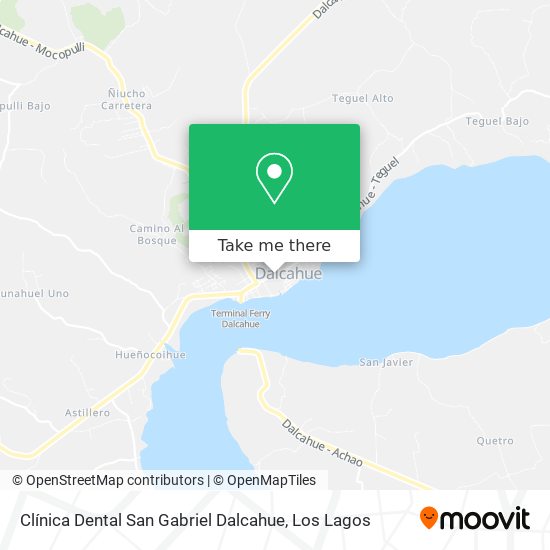 Clínica Dental San Gabriel Dalcahue map