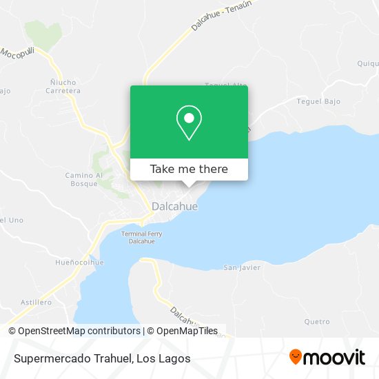 Supermercado Trahuel map